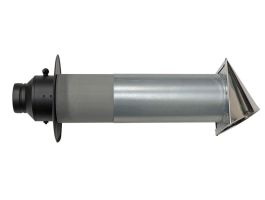 TermaTech Verbrennungsluftsystem-Set Ø 80 mm Einzelklappe Frischluftanschluss