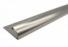 Edelstahlschiene R-Rundprofil glänzend 12,5 mm á. 2,50 m