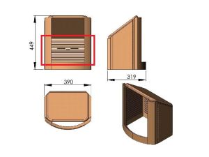 Terma Tech Ersatzteil Rückwand zu TT20+TT21 