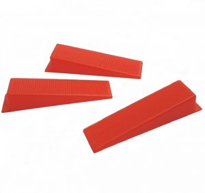 50 Stück Keile rot für Zuglaschen Fliesen Nivelliersystem