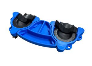 (Vorführmodell) Knierolli Rolling Knee Pad Blau Knieschoner auf Rollen Max. Last 120kg