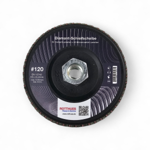 Rotthues® Diamant-Lamellenscheibe K120 Schleifscheibe – 100 - Lamellen