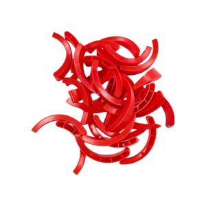 Fliesen Sichelkeile 100 Stk. rot 1-20mm Fugenbreite Verlegesystem Nivelliersystem Fliesenkeile