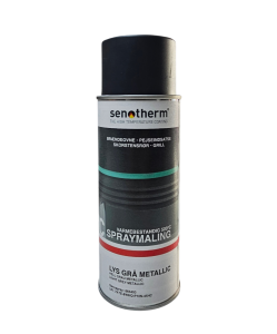 Senotherm Ofenspray hell grau metallic 400 ml Ofenfarbe zu HWAM + ABC