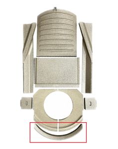 Hwam Ersatzteil Vorderkante zu 3610, 3630, 3650 für altes Modell vor 2011 mit Seitenscheiben