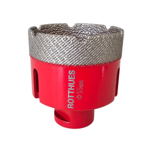 Matrix Diamant-Bohrkrone Hohlbohrer Ø55, Segmenthöhe 15 mm, für Fliesen Porzellan Keramik Marmor Granit