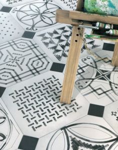 Vives Vodevil Boheme Octogono Variezze Sombra 20 x 20 8-Eck 1.Sorte