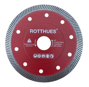 Diamant-Trennscheibe 125 mm für Porzellan, Keramik, Feinsteinzeug & Marmor 712523