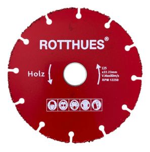 Trennscheibe für Holz Ø125 mm x 22.23mm auch Holz mit Nägeln Art. Nr. 712530