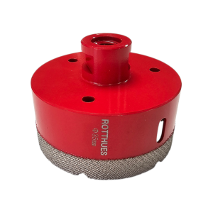 Matrix Diamant-Bohrkrone Hohlbohrer Ø85, Segmenthöhe 15 mm, für Fliesen Porzellan Keramik Marmor Granit