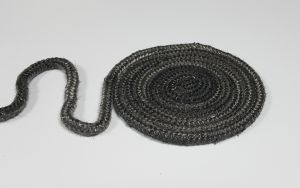 Dichtschnur Dichtband 10 mm Kordel Ofendichtung schwarz