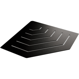 Rotthues® Fünfeckige Duschablage zum Einfliesen – Aluminium Schwarz – NEWLine