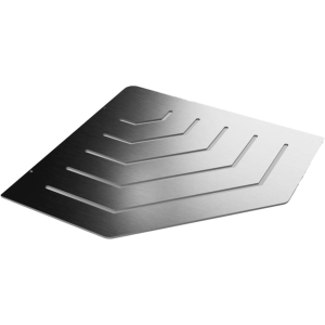 Rotthues® Fünfeckige Duschablage zum Einfliesen – Edelstahl V2A – NEWLine