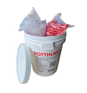 Rotthues® Premium-Kit 600 Gewindelaschen 200 Drehhauben – 1,5 mm Fugenbreite – für Fliesenstärken 3–25 mm