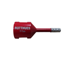 Diamant-Bohrkrone Ø6 x15x62 mm Rot M14 Segmenthöhe 15 mm präzise und saubere Bohrungen trocken & nass