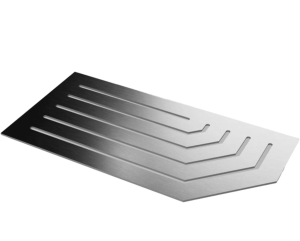 Rotthues® Rechteckige Duschablage Ecke zum Einfliesen – Edelstahl V2A – NEWLine
