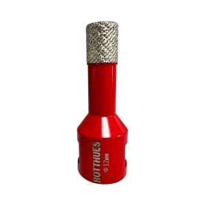 Diamant-Bohrkrone Ø12 x15x62 mm Rot M14 Segmenthöhe 15 mm präzise und saubere Bohrungen trocken & nass