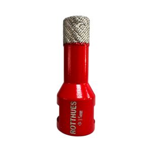 Diamant-Bohrkrone Ø15 x15x62 mm Rot M14 Segmenthöhe 15 mm präzise und saubere Bohrungen trocken & nass