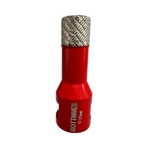 Diamant-Bohrkrone Ø16 x15x62 mm Rot M14 Segmenthöhe 15 mm präzise und saubere Bohrungen trocken & nass