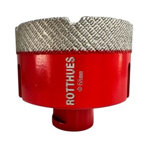 Diamant-Bohrkrone Ø68 x15x60 mm Rot M14 Segmenthöhe 15 mm präzise und saubere Bohrungen trocken & nass