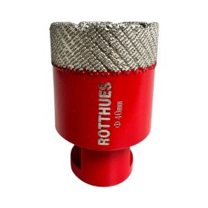 Diamant-Bohrkrone Ø40 x15x60 mm Rot M14 Segmenthöhe 15 mm präzise und saubere Bohrungen trocken & nass
