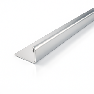 Edelstahlschiene V2A R L-Form glänzend á. 2,50 m,11 mm Materialstärke 1 mm