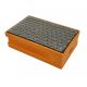 Diamant Handschleif Pad #100 Orange für Fliesen, Keramik, Marmor, Granit, Natur- oder Kunststein sowie Glas