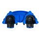 (Vorführmodell) Knierolli Rolling Knee Pad Blau Knieschoner auf Rollen Max. Last 120kg