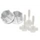 Karl Dahm 300 Zughauben transparent + 2500 Gewindelaschen 2 mm 12551