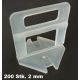 200 Stück Zuglaschen 2 mm Fugenbreite Nivelliersystem für Fliesenstärke von 3-12 mm