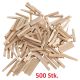 Buchenholzkeile 500 Stück – Fliesenkeile 54x7 mm (0–8 mm) im Kunststoffkasten | Rotthues