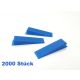2000 Stück Keile blau für Zuglaschen Fliesen Nivelliersystem