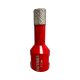 Diamant-Bohrkrone Ø12 x15x62 mm Rot M14 Segmenthöhe 15 mm präzise und saubere Bohrungen trocken & nass