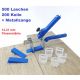 Profi-Set blau 1 mm Fugenbreite Nivelliersystem für Fliesenstärke von12-21 mm