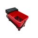 Fliesen-Wascheimer 24 Liter mit 3-fach Rollenaufsatz Waschbox Fugbox