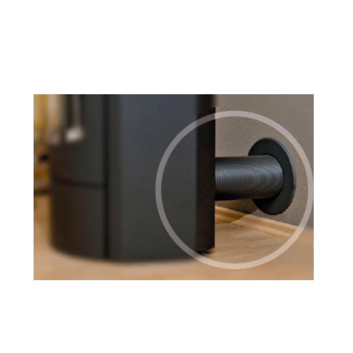 CB Aluflexrohr Standard farbig beschichtet schwarz Ø 125 mm - Danninger-Shop