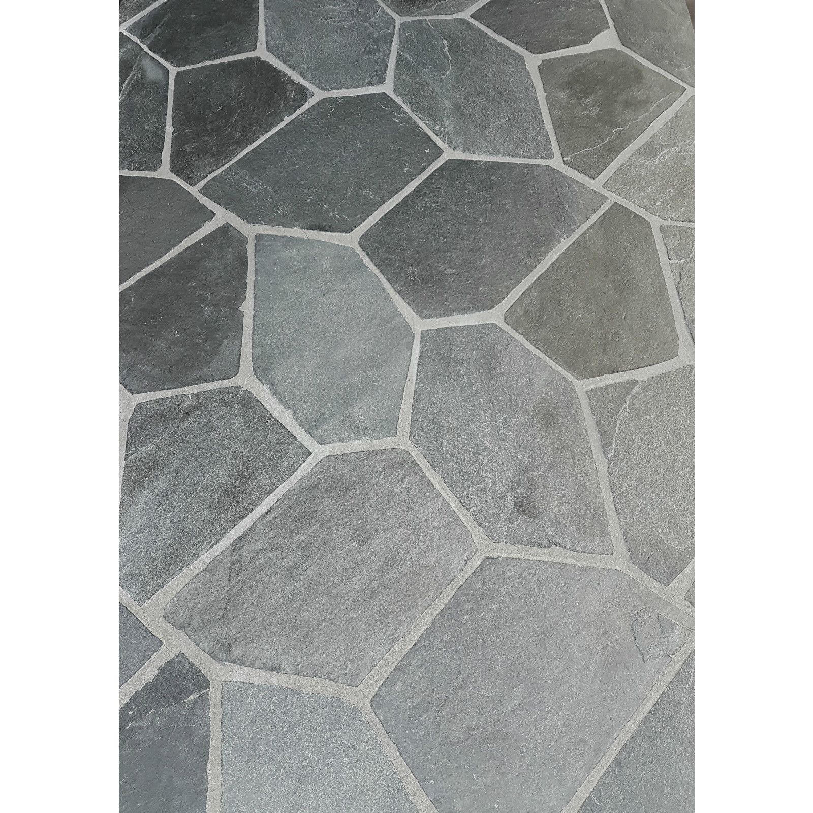 Natursteinplatten Polygonalplatten Buntschiefer auf Netz Bruchplatten 29,95 €/qm 