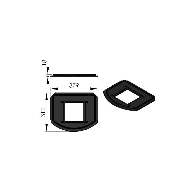 Terma Tech Gusseisenboden ohne Rost zu TT20 TT21 TT23 Art.Nr. 09-820