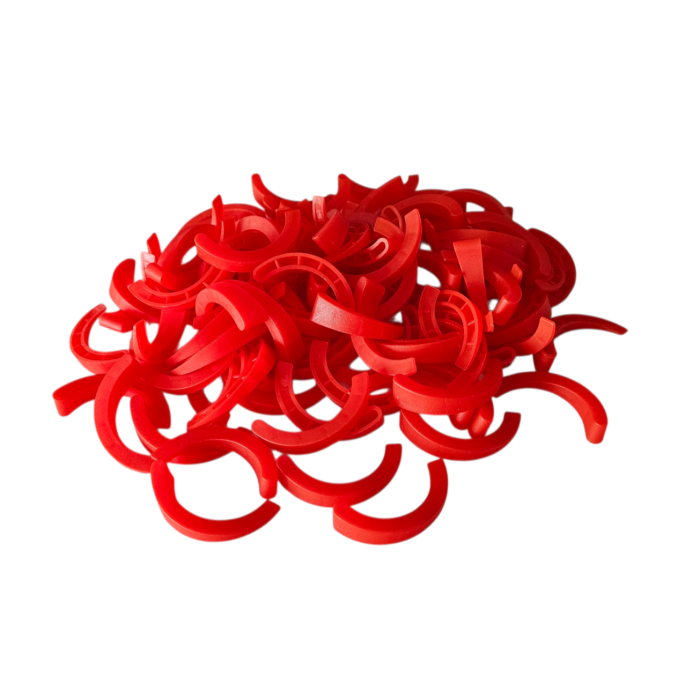 Fliesen Sichelkeile 100 Stk. rot 1-20mm Fugenbreite Verlegesystem Nivelliersystem Fliesenkeile