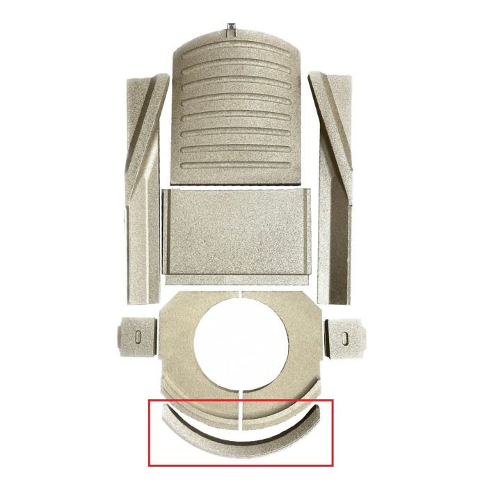 Hwam Ersatzteil Vorderkante zu 3610, 3630, 3650 für altes Modell vor 2011 mit Seitenscheiben