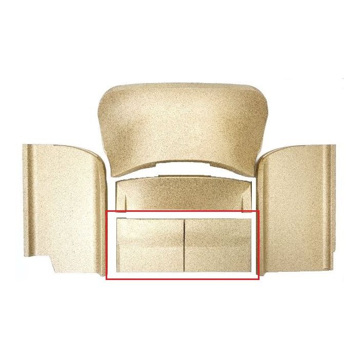 Hwam Vermiculite Ersatzteil Rückwand Serie 4600 + Wiking Pala 
