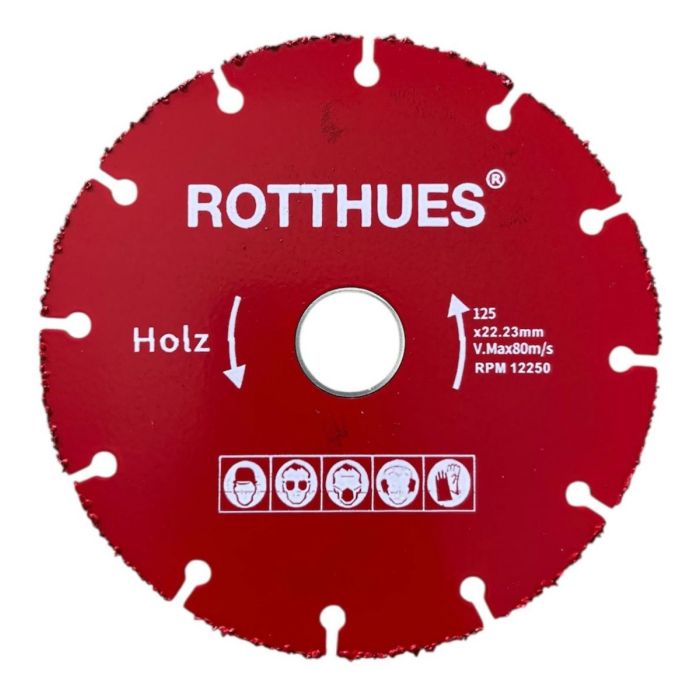 Trennscheibe für Holz Ø125 mm x 22.23mm auch Holz mit Nägeln Art. Nr. 712530