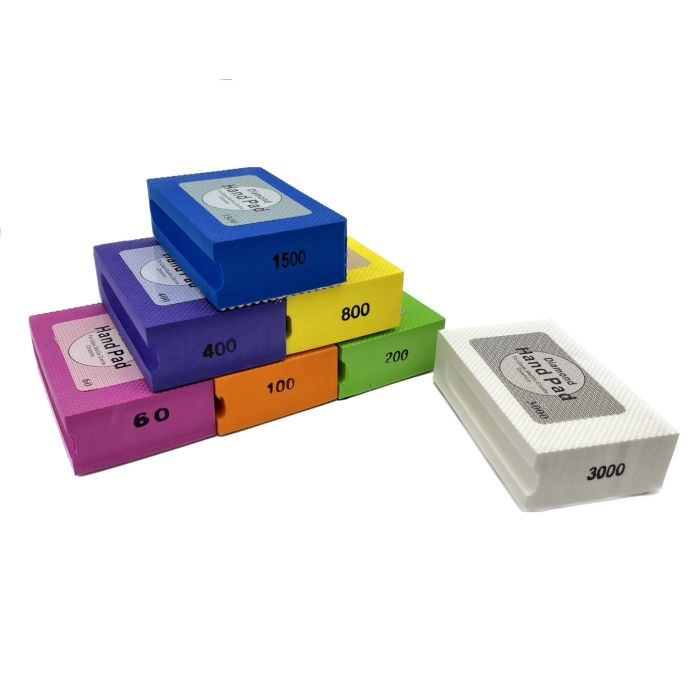 Diamant Handschleif Pad für Fliesen, Keramik, Marmor, Granit, Natur- oder Kunststein sowie Glas