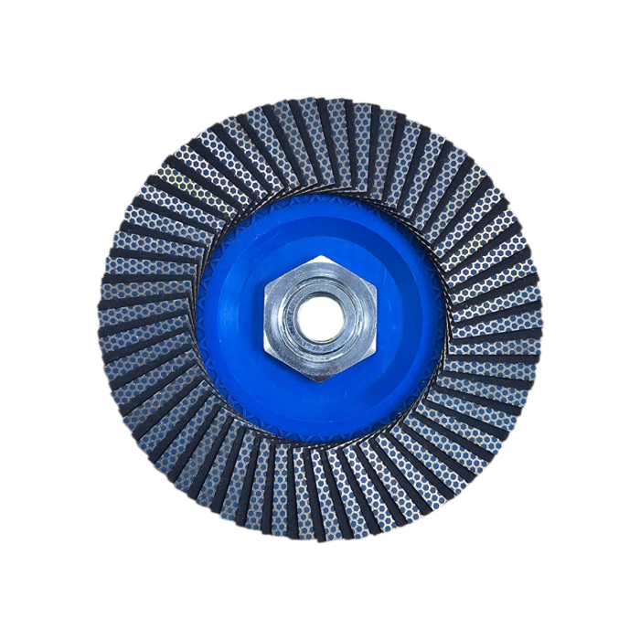Diamant-Schleifscheibe #400 | Lamellenscheibe (100 Lamellen) – für Fliesen, Keramik, Naturstein, Feinsteinzeug, Beton