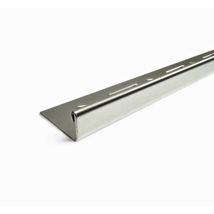 10 Stück á 2,50 m = 25 m Edelstahlschiene V2A R L-Form glänzend 15 mm Materialstärke 1 mm