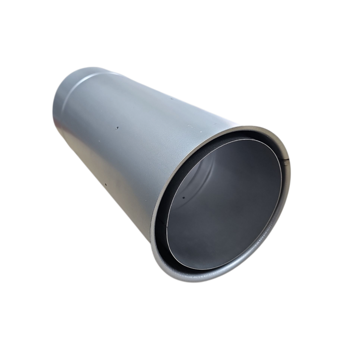 Doppelwandfutter Ø120 mm 50 cm lang Doppelmuffe Mauermuffe Wandfutter