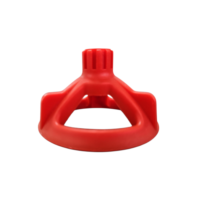Rotthues® 1000 Stück Zughauben / Drehhauben– Rot für Gewindelaschen Nivelliersystem für Fliesenstärke von 3 - 25 mm wiederverwendbar 