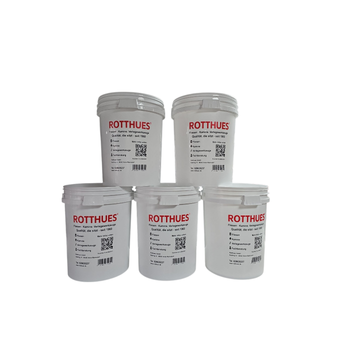 Anrühreimer 5er Set a) 35 Liter Rotthues
