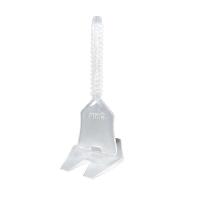 Rotthues® 200 Stück Gewindelaschen – 2 mm Fugenbreite – für Fliesenstärken 3–25 mm