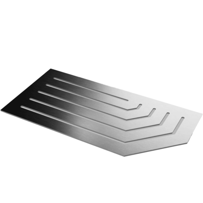 Rotthues® Rechteckige Duschablage Ecke zum Einfliesen – Edelstahl V2A – NEWLine